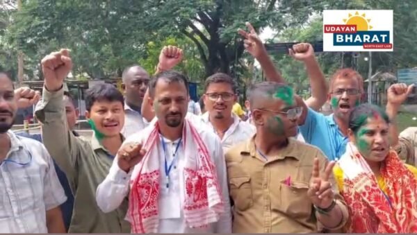 পাণ্ডুৰী জিলা পৰিষদৰ বিজেপি সমৰ্থিত প্ৰাৰ্থী নিপন ভূঞা বিজয় সাব্যস্ত